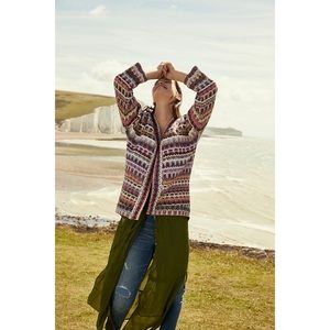 ANTHROPOLOGIE dRA Yoko Kimomo Cardigan Jacket